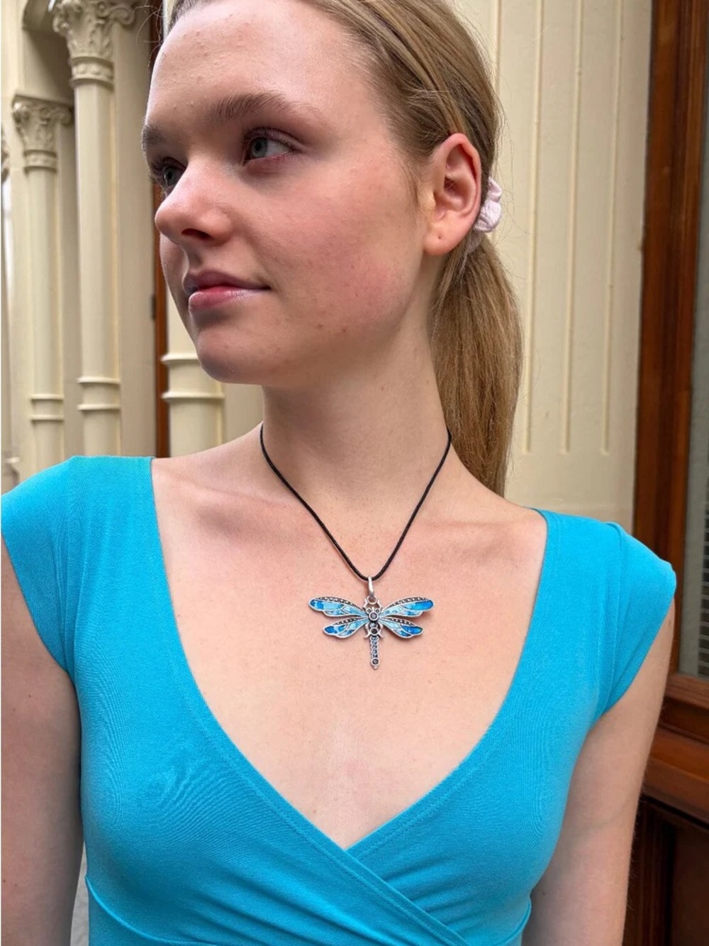 Brandy melville dragonfly rope necklace